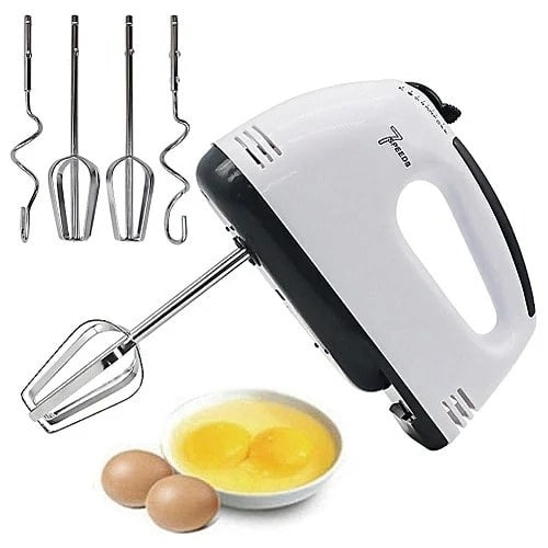 Scarlett 7 Speedy Super Hand Mixer With Chrome Beater + Dough Hook