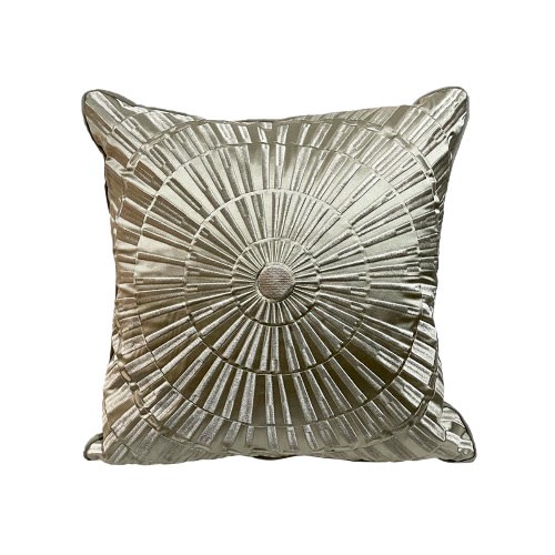 Throw Pillow-45x45cm- Circle Design