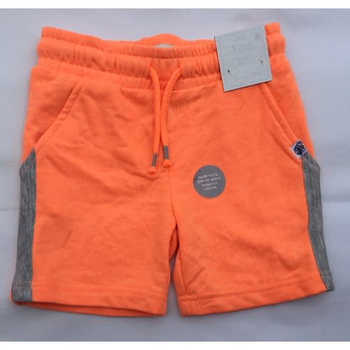 Boys Orange Drawstring Shorts