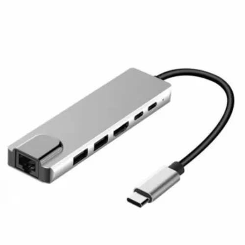 Type C To HDMI 6-In-1 Adapter