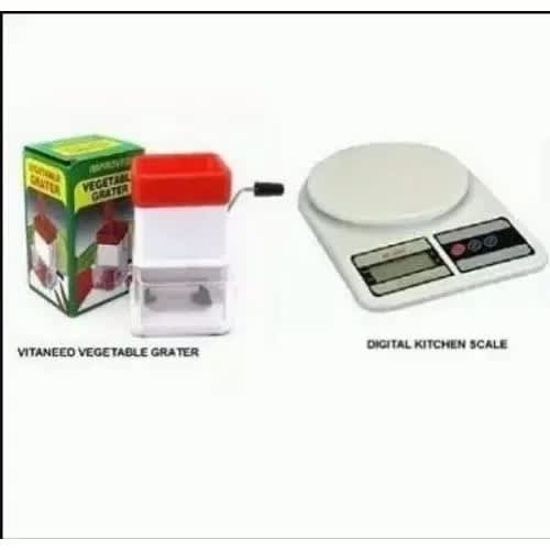 Digital Kitchen Scale  with Free Vegetable Grater
