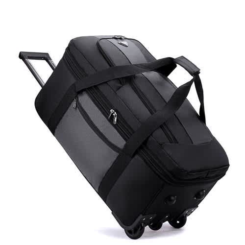 Multiple Compartment Travelling Bags - Large Capacity Duffel Luggage Bag - Wheels