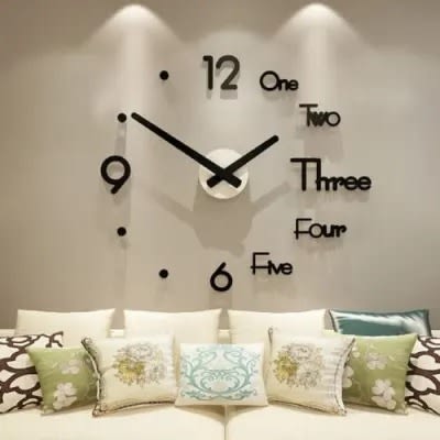 Diy 3D Modern Wall Clock