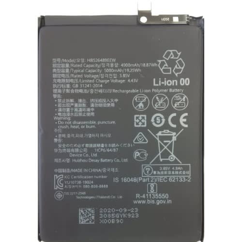 Replacement Battery For Huawei Y6p  9a Hb526489eew