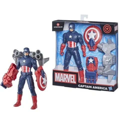 Marvel Captain America 9.5” Figure With Gear