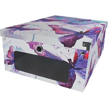 Ink Butterfly Under Bed Storage Box - 52x40x17cm