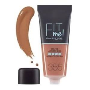 Maybelline New York Fit Me Matte And Poreless Foundation 355  Pecan - 30ml