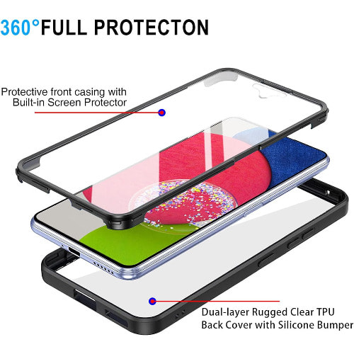 Built-In Screenprotector Phonecase For Samsung Galaxy A55