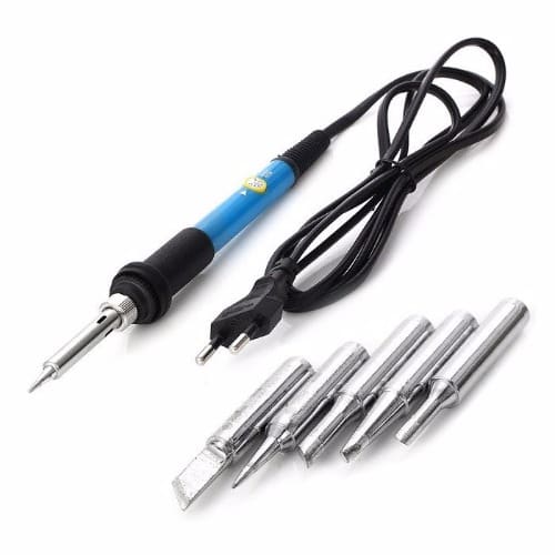 Songyang 60W Electrical Soldering Iron with 5-Piece Solder Tips