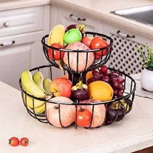 Dining Decor Basket + Fruits