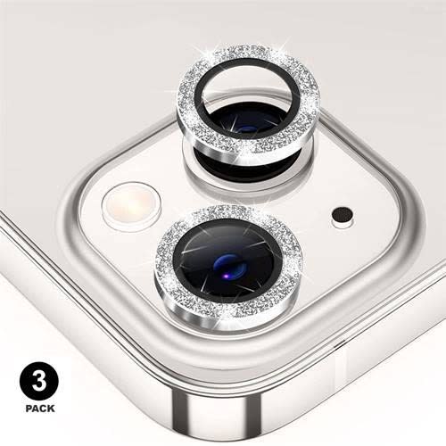 Silver Camera Protector For Iphone 13 Mini- 3 Pack