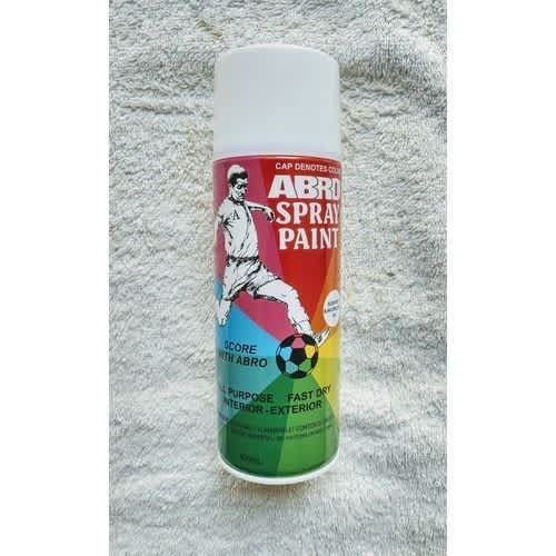 Abro Car Spray Paint - Gloss White - 400ml