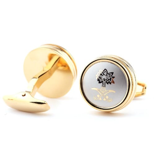 Classic Gold/Silver Platted Cufflinks For Men