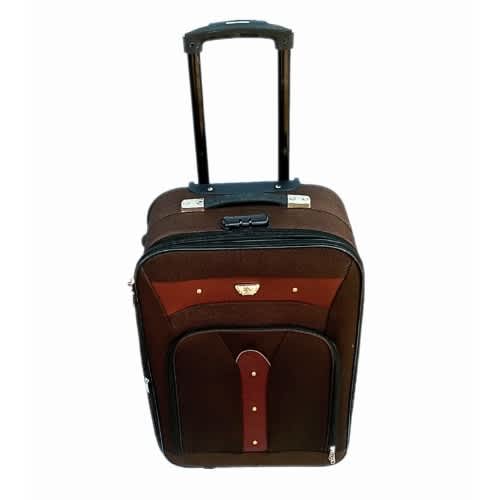 Executive Travel Luggage Trolley Box - Big Size - Brown