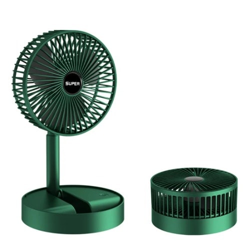 Rechargeable Retractable Cooling Air Circulation Telescopic Fan - 2000mAh