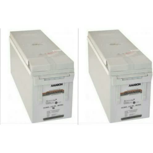 200 Ah Amaron Quanta Battery 2 Units Package