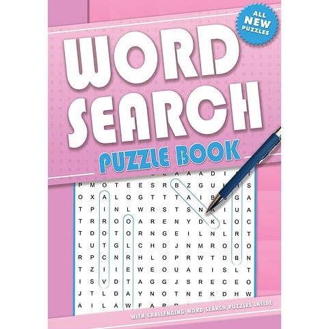 Wordsearch Puzzle Book Pink