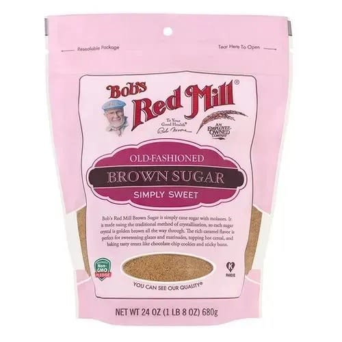 Bob's Red Mill Dark Brown Sugar - 24oz - 680g - Case Of 4 Dark Brown Sugar - 24oz - 680g -