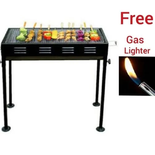 Outdoor Charcoal Barbecue Grill  Free Gas Lighter