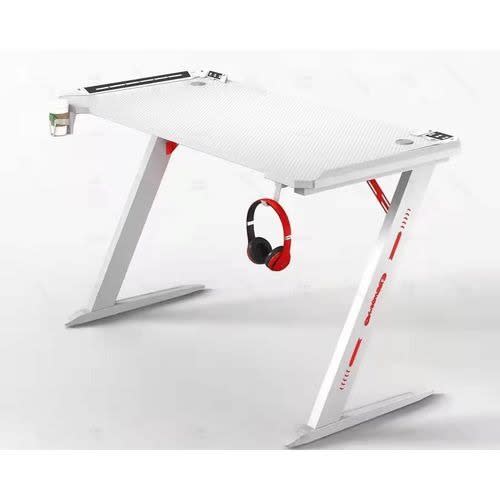 Modern Z Shaped Rgb Led Lights Gaming Table 1.2metre