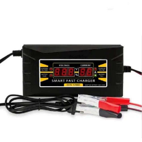 12v 6a Portable Car Battery Charger With Digital Display