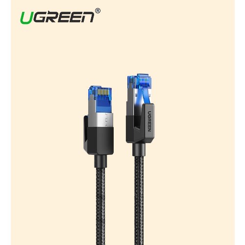 Cat8 Shielded Braided Cable Modular Plugs - 3m