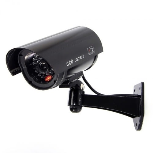 Dummy Cctv Camera With Flashing Led Light-1pcs