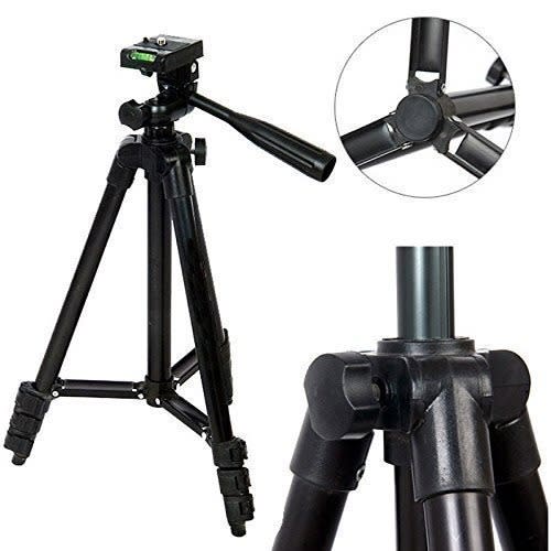 Multi Level Aluminium Alloy 3120 Tripod Stand + Free Phone Clip