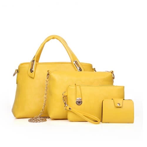 Women Satchel Handbag (YELLOW) - 9956