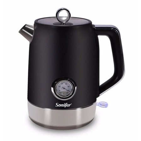 Electric Cordless Kettle With Water Temperature Meter