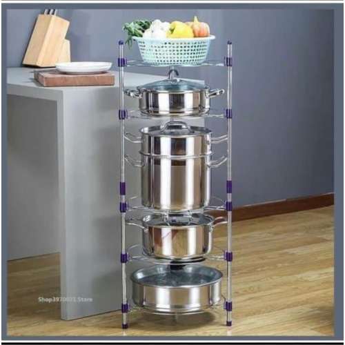5 Tier Kitchen Stand - Pot And Multipurpose Storage Rack