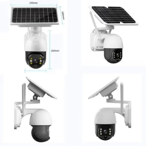 Solar Powered 4g Ptz Security Camera