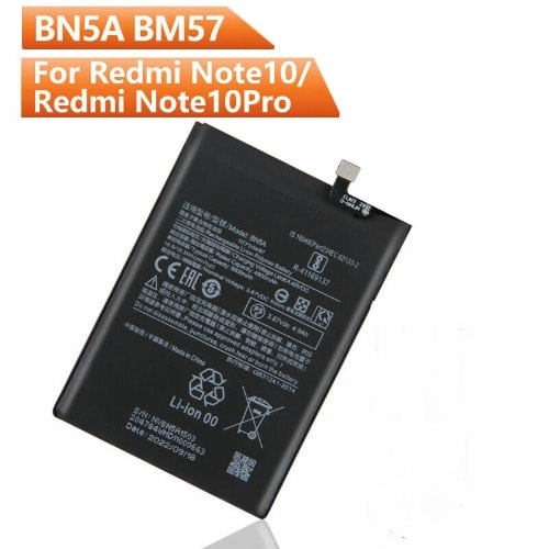 Replacement Battery For Redmi Note 10 Bn5a Bm57