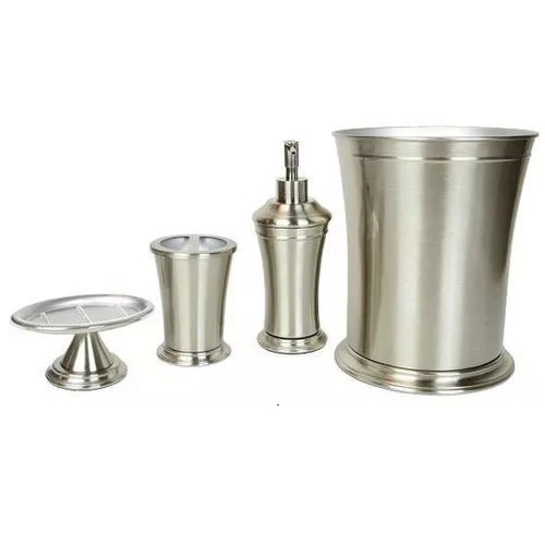 Brushed Nickel Bathroom Set - 4 Pieces