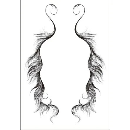 Edges Tattoo Sticker - Wf-003