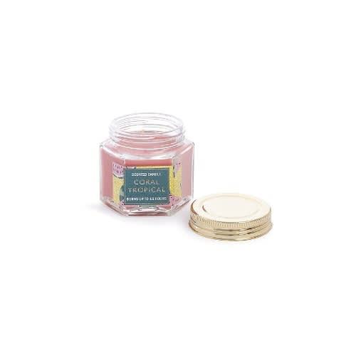Coral Tropical Jar Candle