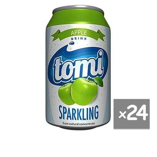 Tomi Apple Sparkling juice - 330ml X24