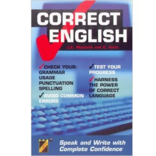 Correct English By John Ernest Metcalfe, Cedric Astle