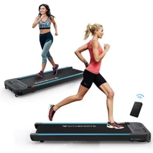 2 In 1 Foldable Walking Pad Treadmill With App Control And Bluetooth