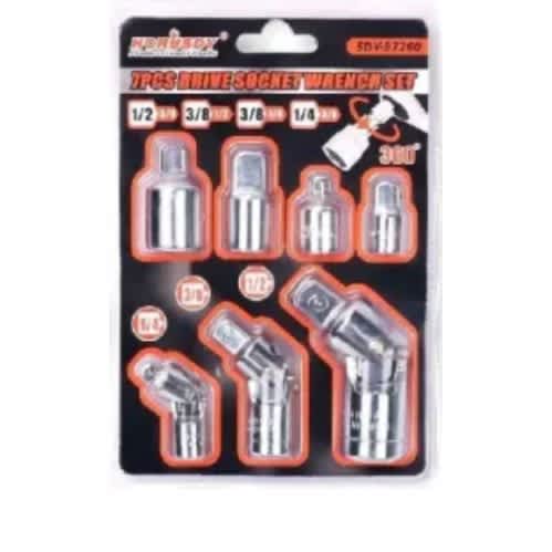Drive Socket Wrench Set - 7pcs