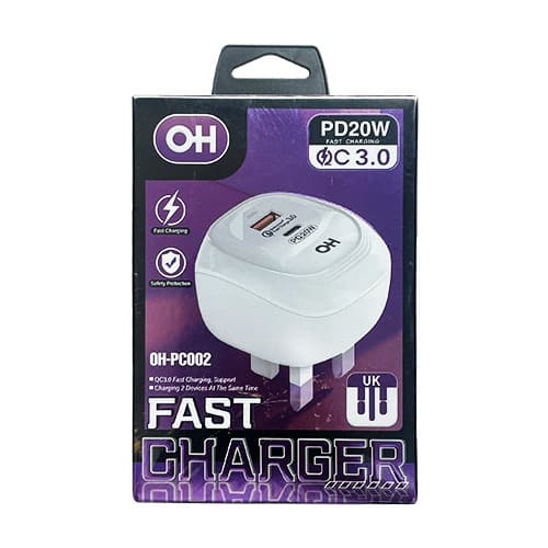2 In 1 0H Wall Charger - 20w