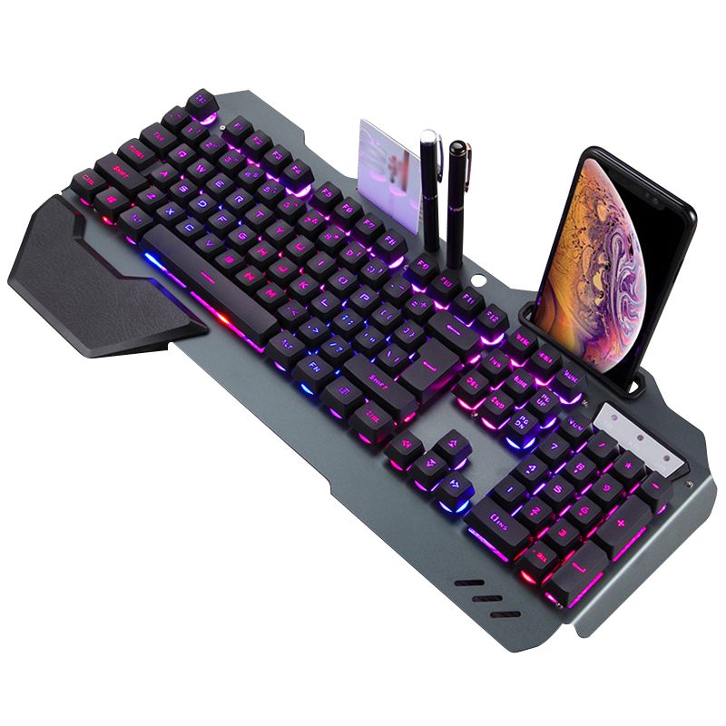 One-Handed Gaming Keyboard – Colorful Backlit Mechanical Keypad With 35 Keys, USB, For PC & Mobile