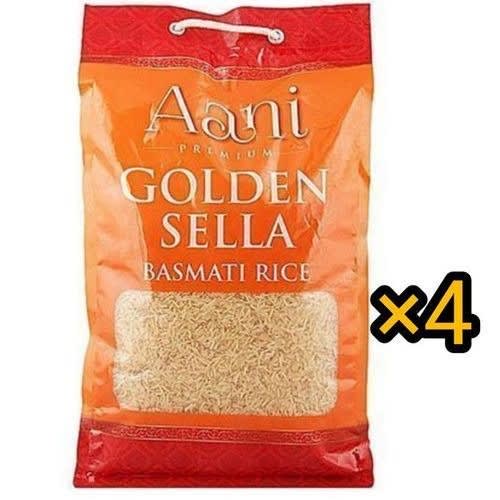 Golden Sella Basmati Rice 5kg - Pack Of 4
