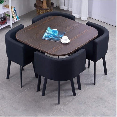 Breakfast Table Set With 4 Chairs