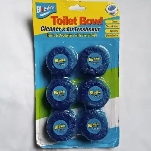 Bubble Blue Toilet Bowl Cleaner - 6 Pieces