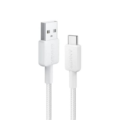Anker 322 USB - A To USB- C - 6FT Cable Braided | White