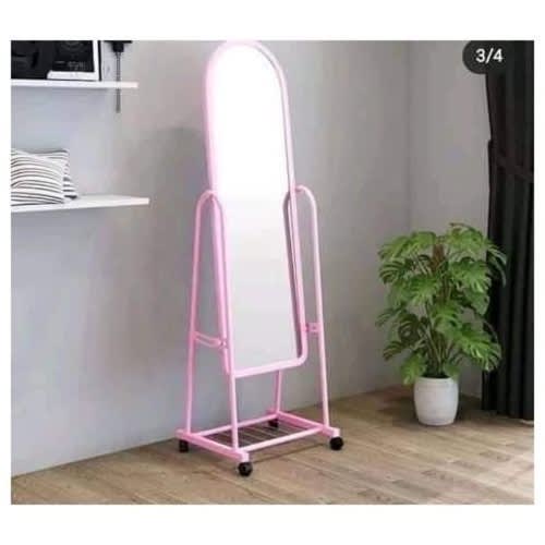 Standing Dressing Mirror - Pink