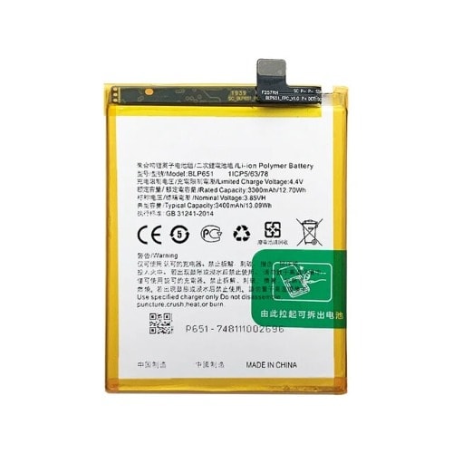 Replacement Battery For Oppo 1 R15 Pro Blp-651