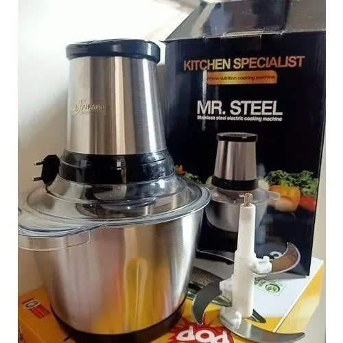 Mr Steel Yam Pounder & Cooking Machine - 3L