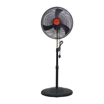 18" Oscillating Standing Fan - Black